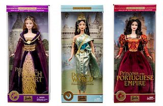 Five Dolls of the World Princess Collection Barbies