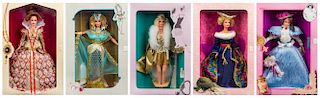 Five The Great Eras Collection Barbies