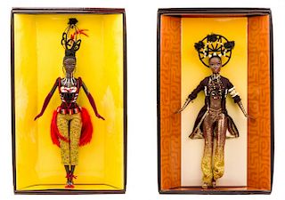 Two Treasures of Africa Barbies
