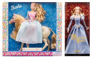 Two Renaissance Themed Barbies