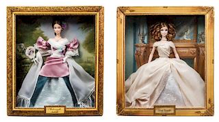 Two Portrait Collection Barbies
