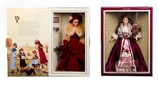 Three Victorian Theme Barbies
