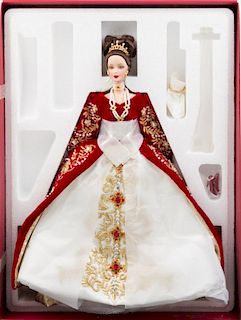 A Limited Edition Faberge Imperial Splendor Porcelain Barbie
