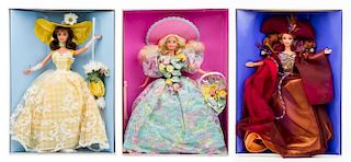 Three Limited Edition Enchanted Seasons Collection Barbies