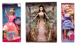 Three Fairy Themed Barbies