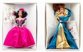 Four Classique Collection Barbies