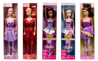 Fourteen Ballerina Barbies