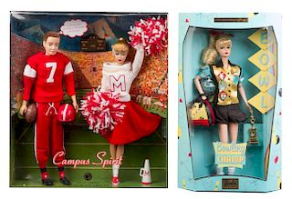 Two Sports Themed Barbies