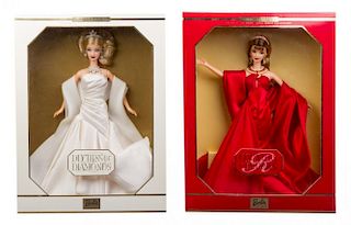 Two Limited Edition Royal Jewels Collection Barbies