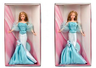Two Limited Edition Forty Years of Dreams Barbies