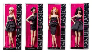 Four Black Label Collection 1.5 Barbie Basics Barbies