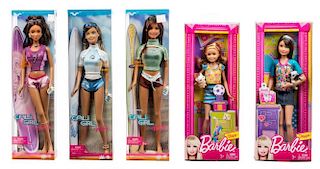 Five Modern Barbie and Friends