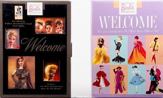 Two Official Barbie Collector's Club Kits
