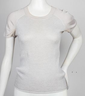 Reed Krakoff Designer Silk & Wool Blend Knit Top