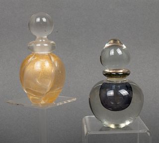 Seguso & Island Studios Glass Scent Bottles