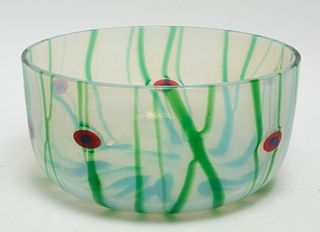 Anzolo Fuga Manner Murano Art Glass Bowl