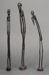African Nyamwezi Style Stick People Figures, 3