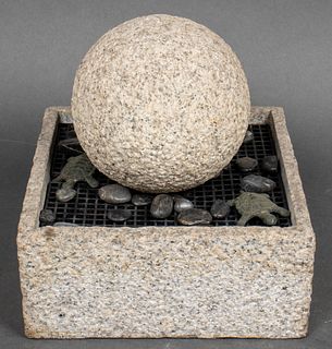 Modern Stone Spherical Fountain