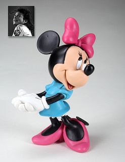 Statuette of Minnie Mouse, ex. Michael Jackson