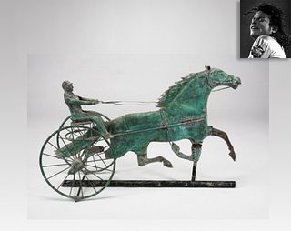 Copper Horse Weathervane, ex. Michael Jackson