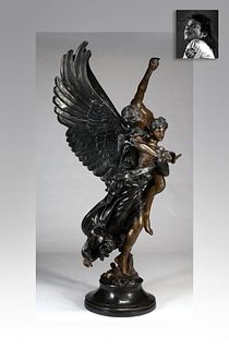 "Gloria Victis," Bronze, ex. Michael Jackson
