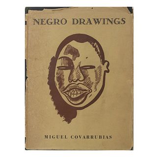 Covarrubias, Miguel. Negro Drawings.  New York - London: Alfred A. Knopf, 1927. frontispicio a color.