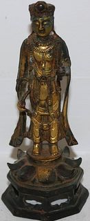 LATE 18TH EARLY 19TH CENTURY GILT ON BRONZE