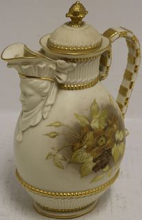 LATE 19TH CENTURY ROYAL WORCHESTER HANDLED