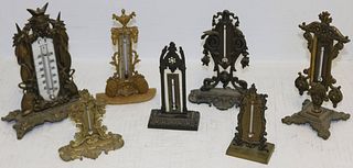 LOT OF SEVEN LATE 19TH CENTURY ORNATE FOOTED