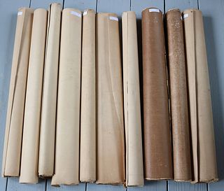LOT OF TEN 19TH CENTURY ROLL UP CHARTS. TO