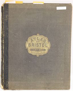 1871 ATLAS OF BRISTOL COUNTY, MA. PUBLISHED BY F