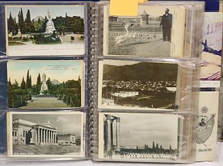 COLLECTION OF TWO ALBUMS OF VINTAGE GREEK