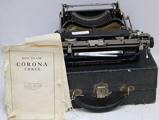 RARE CORONA THREE TYPEWRITER. EARLY 20TH CENTURY,