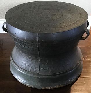 Bronze Drum, SE Asia, 17th Century or earlier, Ex Doris Duke
