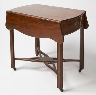 Period Pembroke Table with Cross Stretchers