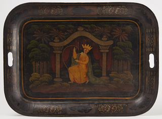 Paint-Decorated Tole Tray