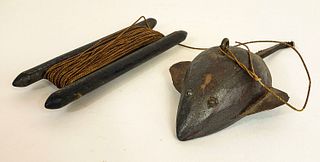 Rare Mouse Ice Fishing Lure with Original Line