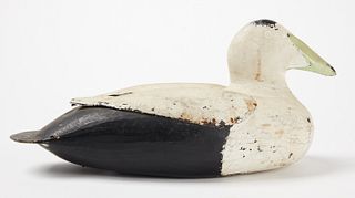 Eider Decoy - with carved wing detail