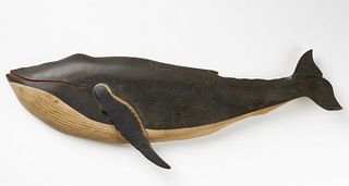 Carved Whale - attributed to Clark Vorhees