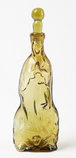 Early Blown Glass Madonna Bottle