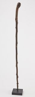 Walking Stick with Carved Head