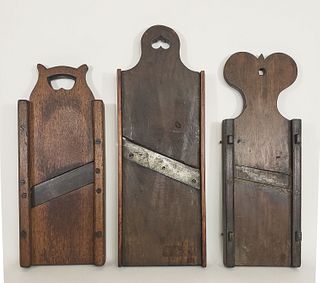 Collection of Pennsylvania German Slaw Boards