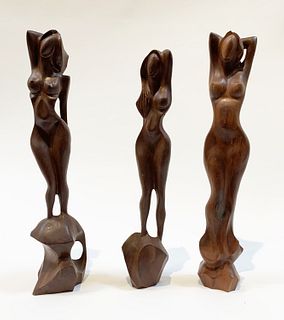 Suite 3 Modernist Carved Nudes