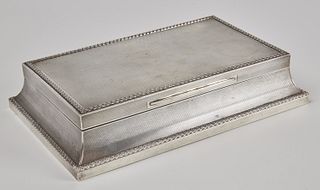 Asprey Silver Cigar Box