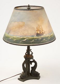 Pairpoint Lamp - signed