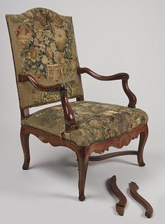 French Beechwood Arm Chair