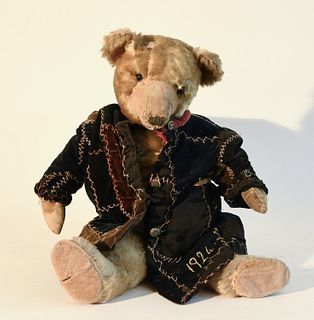 Bear with Crazy Quilt Coat