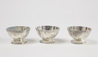 Three Tiffany & Co. Sterling nut bowls