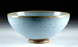 Chinese Song Dynasty Blue Glazed Bowl, TL Tested