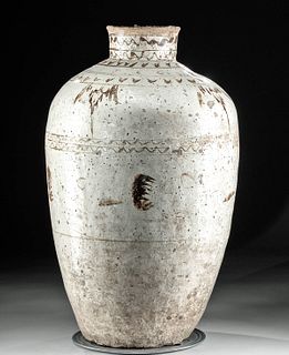 Huge Chinese Ming Dynasty Cizhou Ware Wine Jar
